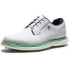 imageFootJoy Mens Traditions Blucher Golf ShoeWhiteAquamarinePageant Blue