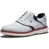 imageFootJoy Mens Traditions Golf ShoeWhiteNavyRed