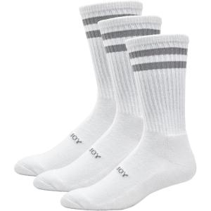 imageFootJoy Mens ComfortSof Crew 3Pack Socks White Fits Shoe Size 712