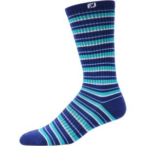 imageFootJoy Mens ProDry Crew SocksNavy Stripe