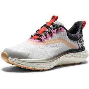 imageFootJoy Womens Fj Quantum Golf ShoeLucent WhiteHot CoralAsphalt