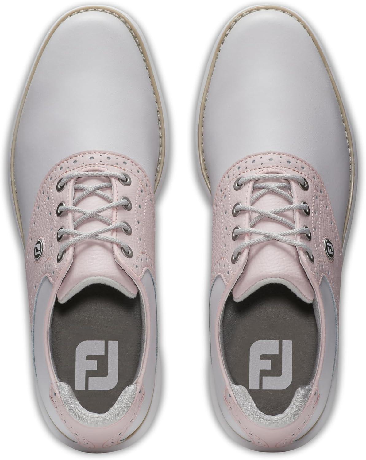 imageFootJoy Womens Traditions Golf ShoeLight GreyPink