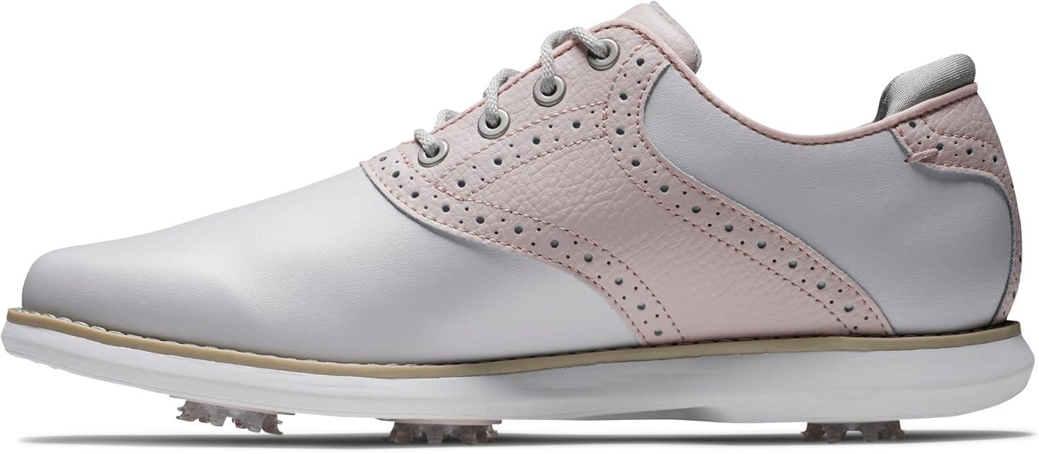 imageFootJoy Womens Traditions Golf ShoeLight GreyPink