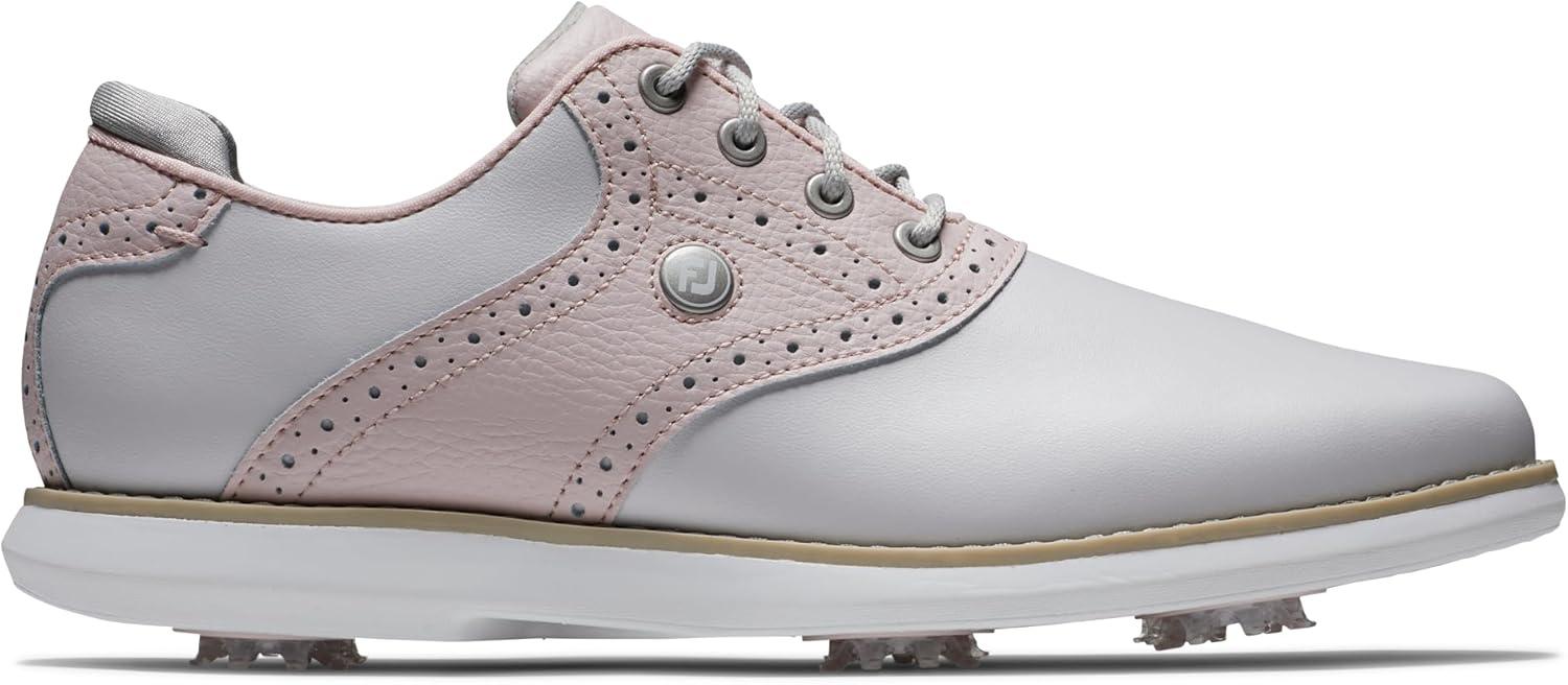 imageFootJoy Womens Traditions Golf ShoeLight GreyPink