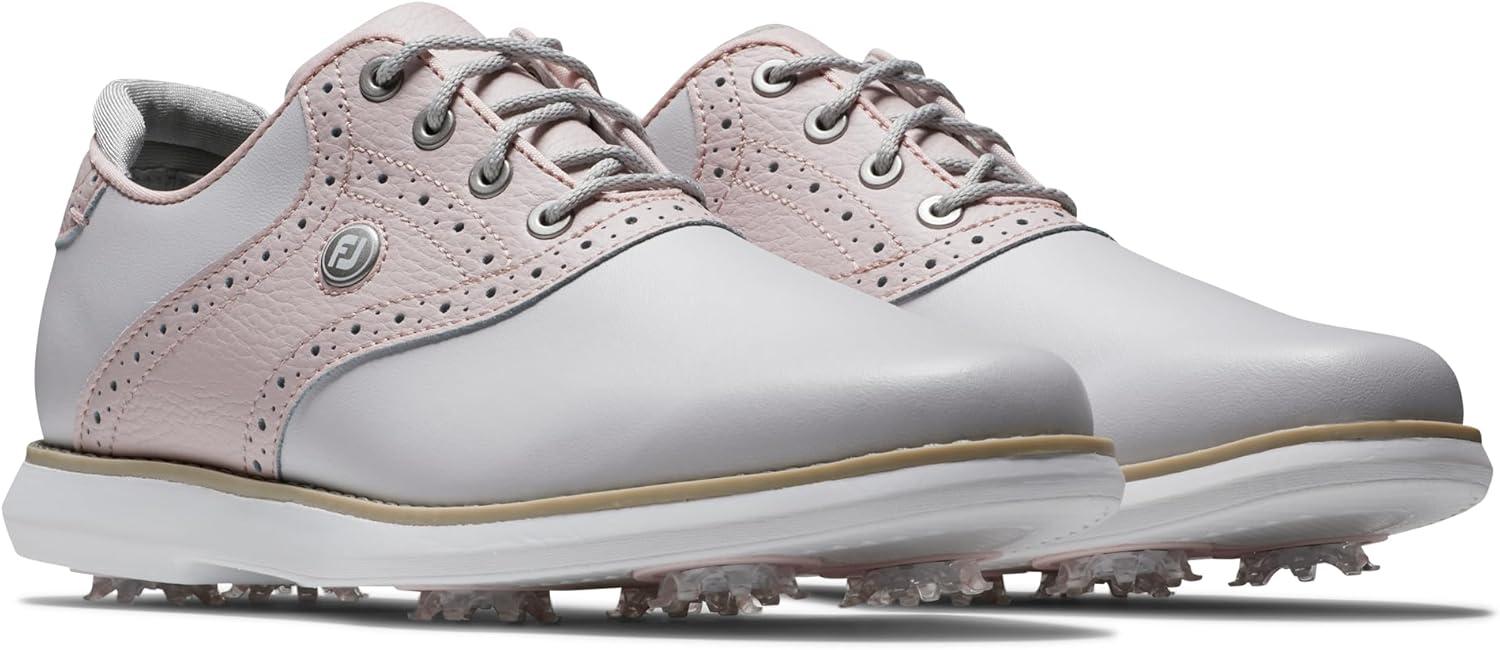 imageFootJoy Womens Traditions Golf ShoeLight GreyPink