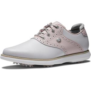 imageFootJoy Womens Traditions Golf ShoeLight GreyPink