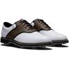 imageFootJoy Mens FJ Originals Previous Season Style Golf ShoeWhiteBrown