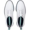 imageFootJoy Mens Premiere SeriesField Golf ShoeWhiteAquamarinePagaent Blue