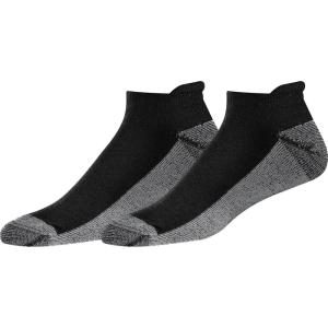 imageFootJoy Mens ProDry Roll Tab Golf Socks  2 Pack Black OneSize