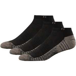 image:imageFootJoy Golf Socks for Men TechSof Tour Low Cut Black 17514 3Pairs