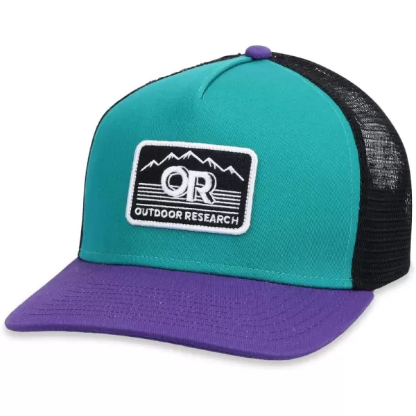 Outdoor Research Advocate Trucker Cap – Snap Closure &amp; Breathable Mesh Back with Vintage Design