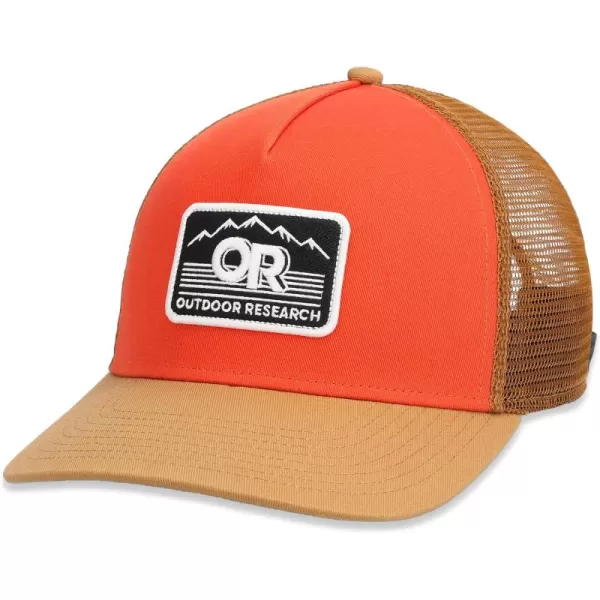 Outdoor Research Advocate Trucker Cap – Snap Closure &amp; Breathable Mesh Back with Vintage Design