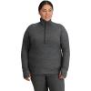imageOutdoor Research Womens Alpine Onset Merino 150 Half ZipPlusBlack Heather