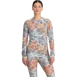 imageOutdoor Research Womens Alpine Onset Merino 150 CrewFresh Mint Floral