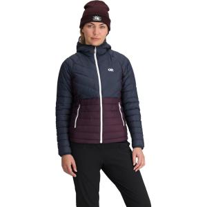 imageOutdoor Research Womens Transcendent Down HoodieDark NavyAmethyst