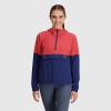imageOutdoor Research Womens Ferrosi Anorak  Lightweight Breathable Water Resistant JacketRhubarbGalaxy
