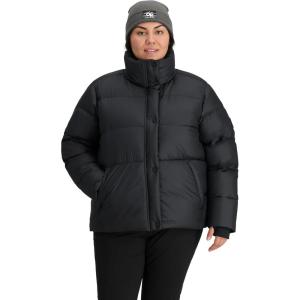 imageOutdoor Research Womens Coldfront Down JacketPlusSolid Black