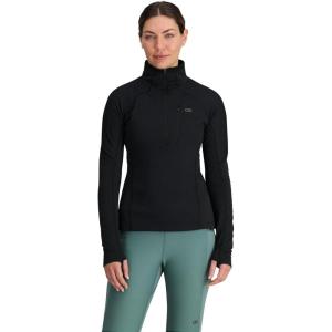 imageOutdoor Research Womens Deviator Fleece Half ZipBlack