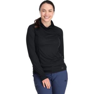 imageOutdoor Research Womens Echo Hoodie  Quick Drying Active Hooded SweatshirtBlack