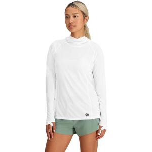 imageOutdoor Research Womens Echo Hoodie  Quick Drying Active Hooded SweatshirtWhite