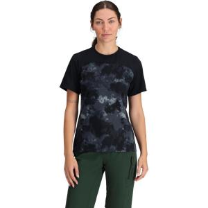 imageOutdoor Research Womens Freewheel Short Sleeve JerseyBlack Cloud ScapeBlack
