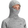 imageOutdoor Research Mens Vigor Grid Fleece Pullover HoodieGrey Heather
