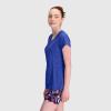 imageOutdoor Research Womens Echo Short Sleeve TShirt  UV Sun Shirts for WomenUltramarine