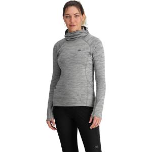 imageOutdoor Research Mens Vigor Grid Fleece Pullover HoodieGrey Heather