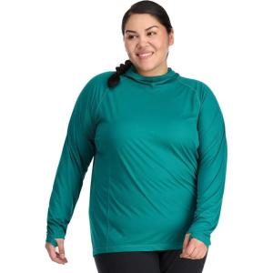 imageOutdoor Research Womens Echo HoodiePlus  Quick Drying Active Hooded SweatshirtDeep Lake