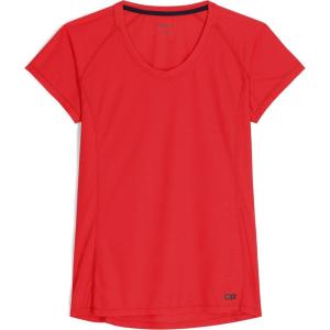 imageOutdoor Research Womens Echo Short Sleeve TShirt  UV Sun Shirts for WomenRhubarb