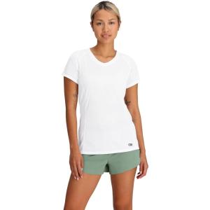 imageOutdoor Research Womens Echo Short Sleeve TShirt  UV Sun Shirts for WomenWhite