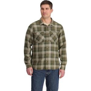 imageOutdoor Research Mens Feedback Flannel Twill ShirtRanger Green Plaid