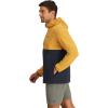imageOutdoor Research Dryline Rain Jacket  Mens Wind ampamp Waterproof JacketCaramelDark Navy