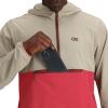 imageOutdoor Research Dryline Rain Jacket  Mens Wind ampamp Waterproof JacketPro KhakiMoondust