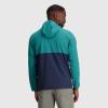 imageOutdoor Research Dryline Rain Jacket  Mens Wind ampamp Waterproof JacketTropicalNaval Blue