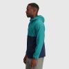 imageOutdoor Research Dryline Rain Jacket  Mens Wind ampamp Waterproof JacketTropicalNaval Blue