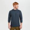 imageOutdoor Research Mens Echo Hoodie  Quick Drying Active Hooded SweatshirtNaval Blue