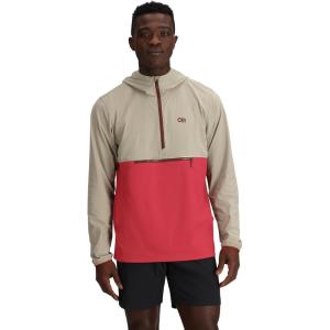 imageOutdoor Research Dryline Rain Jacket  Mens Wind ampamp Waterproof JacketPro KhakiMoondust
