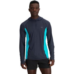 imageOutdoor Research Mens Echo Hoodie  Quick Drying Active Hooded SweatshirtCortezNaval Blue