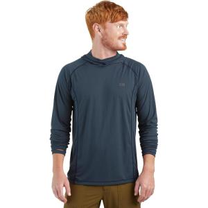 imageOutdoor Research Mens Echo Hoodie  Quick Drying Active Hooded SweatshirtNaval Blue
