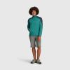 imageOutdoor Research Mens Echo QuarterZip  Quick Drying Active PulloverTropicalNaval Blue