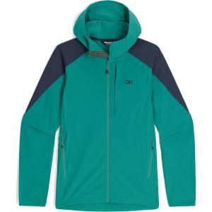 imageOutdoor Research Mens Echo QuarterZip  Quick Drying Active PulloverTropicalNaval Blue