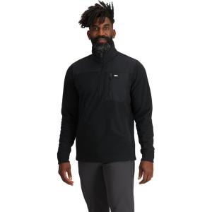 imageOutdoor Research Mens Trail Mix Fleece Quarter Zip PulloverBlack