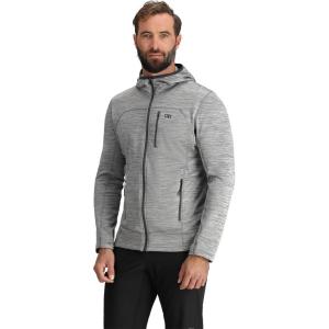 imageOutdoor Research Mens Vigor Grid Fleece Full Zip HoodieGrey Heather