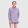 imageOutdoor Research Womens Trail Mix Snap Pullover  Wicking Thermal Pullover for WomenLavender