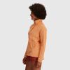 imageOutdoor Research Womens Trail Mix Snap Pullover  Wicking Thermal Pullover for WomenOrange Fizz
