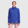 imageOutdoor Research Womens Trail Mix Snap Pullover  Wicking Thermal Pullover for WomenUltramarine
