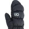 imageOutdoor Research Coldfront Down Mitts  Insulated Mittens for Women ampamp MenBlack