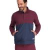 imageOutdoor Research Mens Trail Mix Snap Pullover  Comfortable MidLayer SweaterKalamataNaval Blue