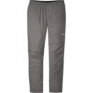 imageOutdoor Research Mens Helium Rain Pants  Breathable ampamp Weatherproof PantsPewter